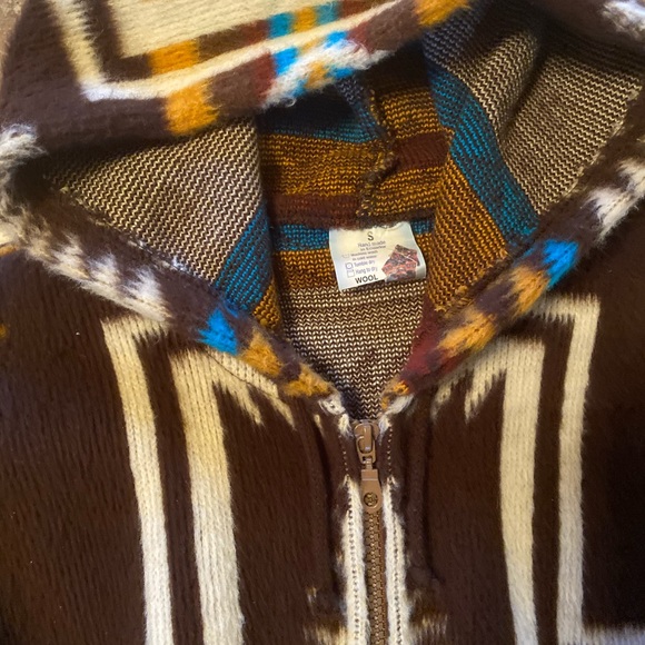 Aztec Alpaca Wool Zip Front Jacket - Picture 2 of 2